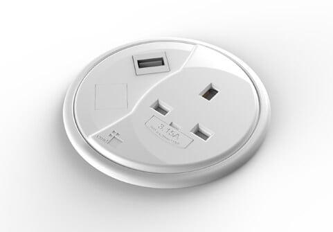 CMD Porthole Power, USB Charging, Data & Media