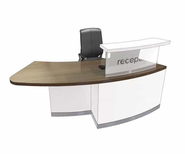 Clarke Rendall Classic Right Handed Curved Single Desk