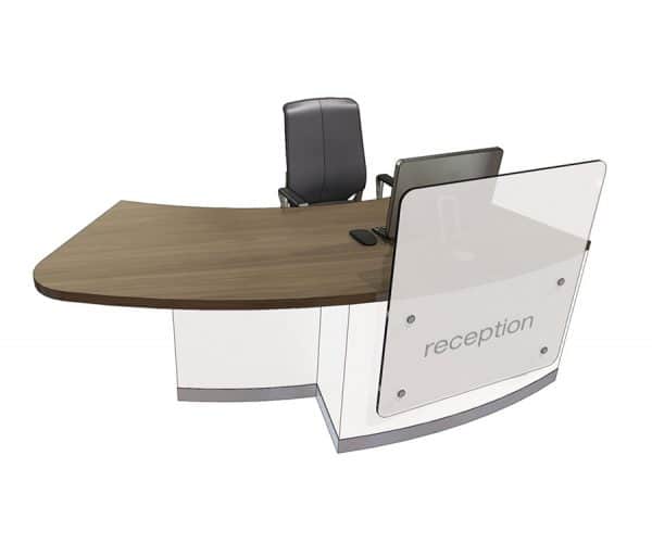 Clarke Rendall Zed Right Handed Curved Single Desk